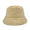Personalized Color Unisex Fishing Caps Design Custom Furry Winter Fur Fuzzy Fisherman Cap Women Mens Bucket Hat