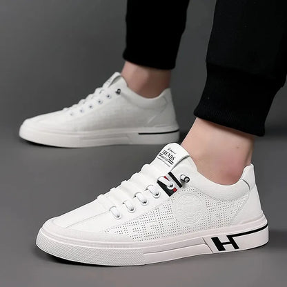 New Arrival Men's Casual Sports Shoes Comfortable Breathable Fashion Design with Genuine Leather Lining PVC Insole Walk Style