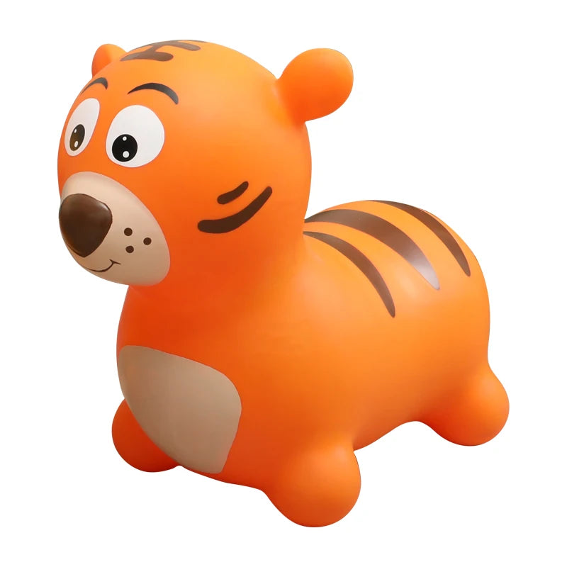 Animal Bouncy Inflatable Ride on Toy Animal Horse Jump Bouncy Animal Jumping Horse Hopper Kids Riding Toy Inflatable Toy for Kid