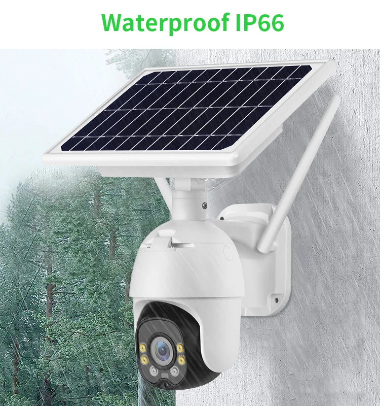 Security Camera with Solar Charging