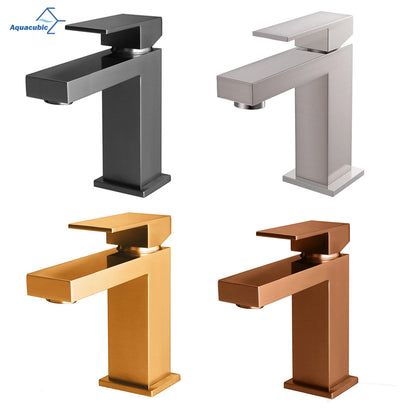 Single Hole CUPC Brushed Nickel Bathroom Healthy Brass Basin Faucet Stocks in USA