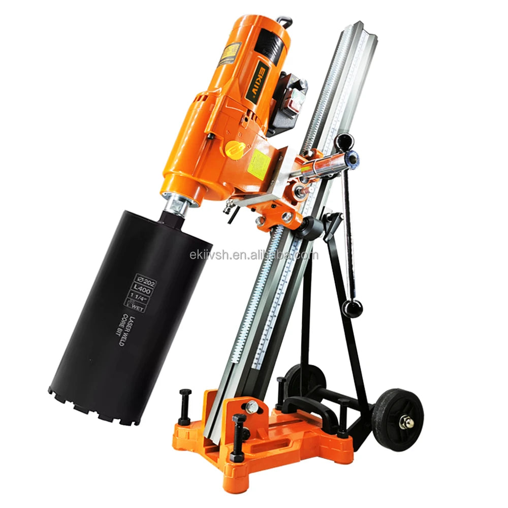 EKIIV Power Tools 3 Speed Concrete Core Drilling with High Quality Diamond Drilling Machine Drill Stand Diamond