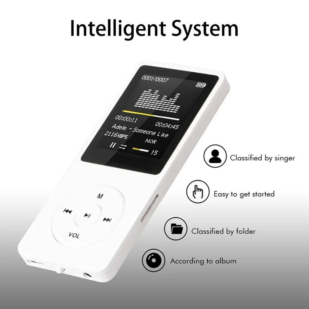 KLW Digital Video MP3 MP4 Music Media Player 1.8" LCD Support 32GB TF Card FM Radio Home Photo Sport Tool
