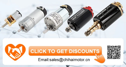 Chihai Motor CHF-480WA-22TPA M160 N35 NdFeB 25000RPM High Torque Motor AEG Motor Short Axis for Ver.3 Gearbox AK Series Airsoft