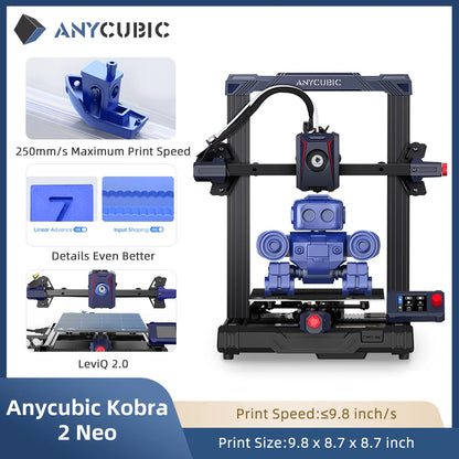 Anycubic 5X 10X Faster Kobra 2 Max Neo Pro Impresora Diy Anycubic Fdm Imprimante Impresora 3d Printing