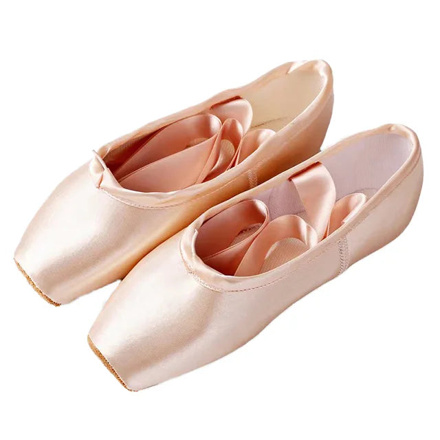 EU in Stock Wholesale Women's Professional Satin Soft Ballet Shoes Ballet Practice Shoes