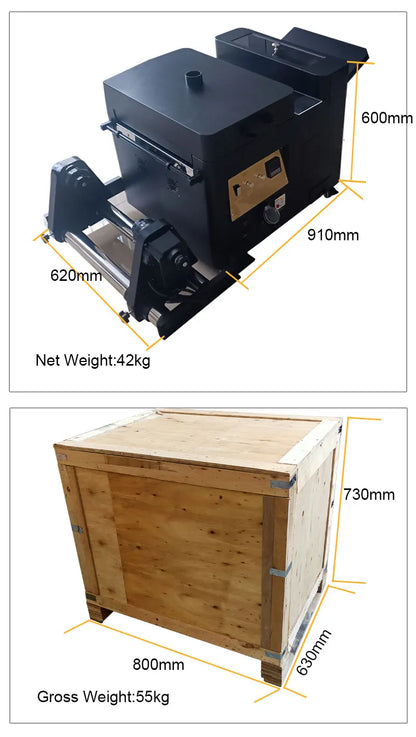 30cm Dtf Printer on Clothes for T-shirt Sticker Two in One Machine Printer Dtf Printer Printing Machine