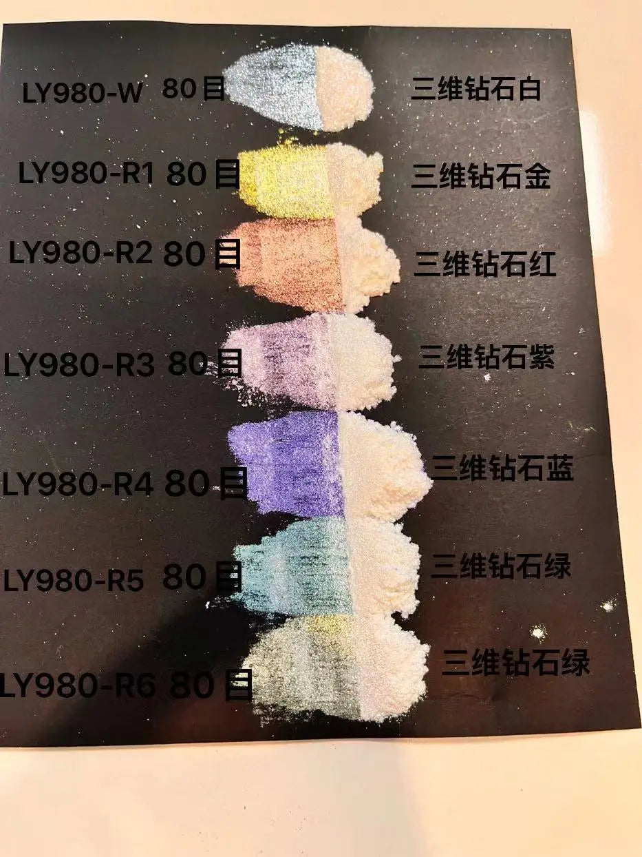 Skin Safe Cosmetic Grade Mica Powder Shimmer Glitter Pearl Pigment for Face Eye Lip Cosmetics Epoxy Resin Crafts