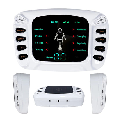 8 Models Tens Electric Muscle Stimulator Ems Acupuncture Body Massage Digital Therapy Massager Electrostimulator