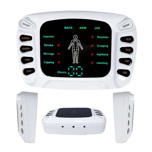 8 Models Tens Electric Muscle Stimulator Ems Acupuncture Body Massage Digital Therapy Massager Electrostimulator