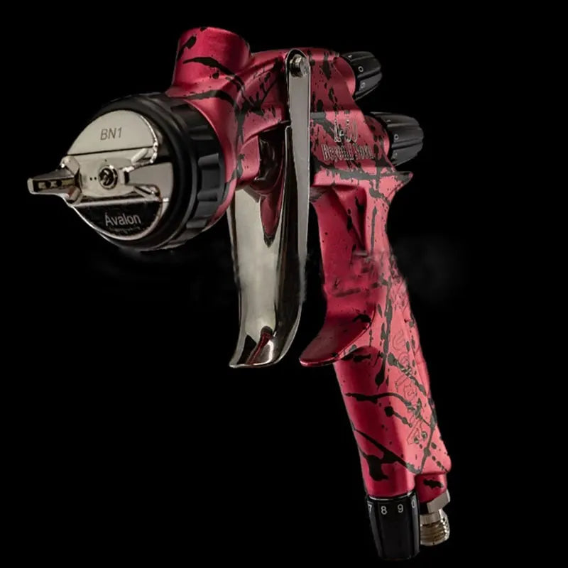 Auto Paint Spray Gun U-Shaped Nozzle Low Pressure High Atomization Gravity Type Pneumatic Upper Pot Customizable OEM Plastic