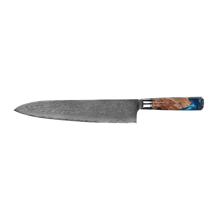 VG 10 Damascus Steel Kitchen Knife Set Household Knife Professional Chef's Knife With Stable Wooden Handle
