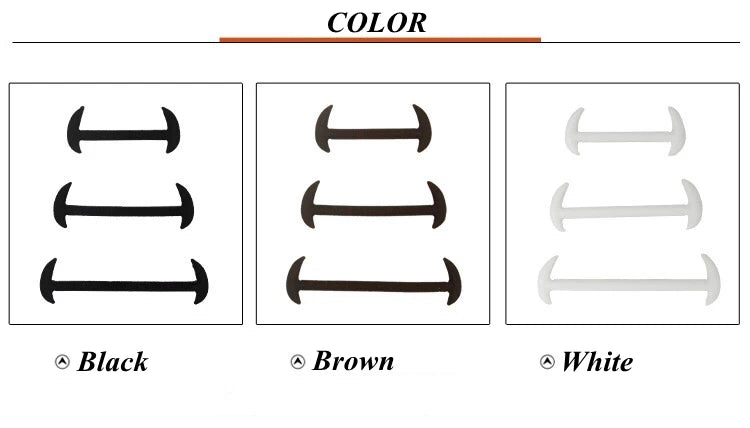 12pcs/set Leather Silicone Shoelace for Sneakers Shoes lace Lazy No Tie Shoelaces Elastic Shoe Lace Suitable for Unisex laces