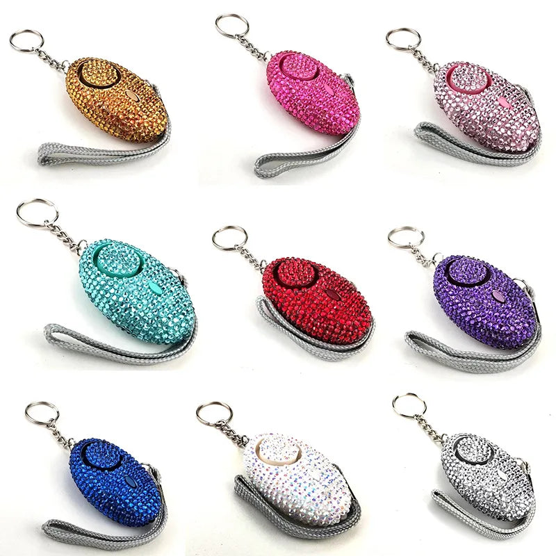 50W Aluminum Key Chain Light Compact Safety Flashlight for Night Walking Emergency Key Ring Flash LED Survival Kit Gift Mini