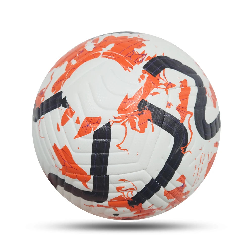 High Quality Machine Stitched PU Leather Football Size 5 Professional Sport Training Game Football Ball Soccer Balls for Outdoor