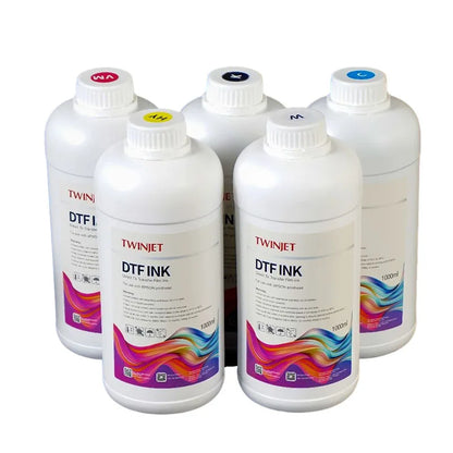 High Quality 1 Liter Bottle Dtf Printer Textile White DTF Ink for Eps I3200 Head