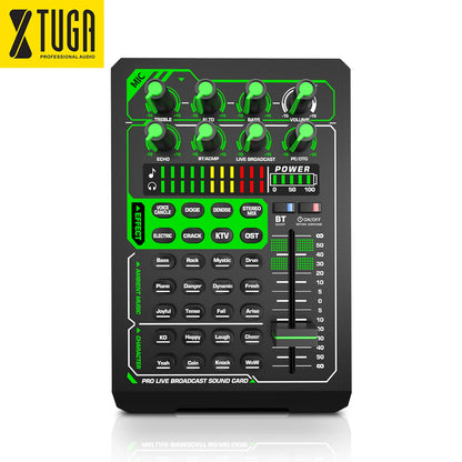 E1 Professional Audio Recording Live Microphone External Sound Card for Studio Use