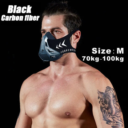 FDBRO MMA Cardio Workout 3.0 Running Resistance Elevation Endurance Mask for Fitness High Altitude Training Sports Mask