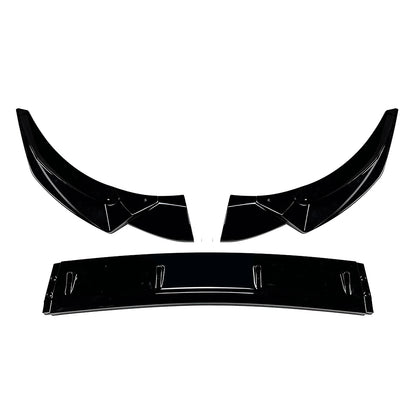 Car Front Bumper Spoiler Bodykit for Audi A4 S4 B9.5 Sline 2020-2024 Gloss Black