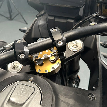 Adjustable Radial Steering Damper Stabilizer Reversed Safety Mounting Kit Fit for CFMOTO 450MT IBEX 450 CF MOTO 450 MT 2024 2025