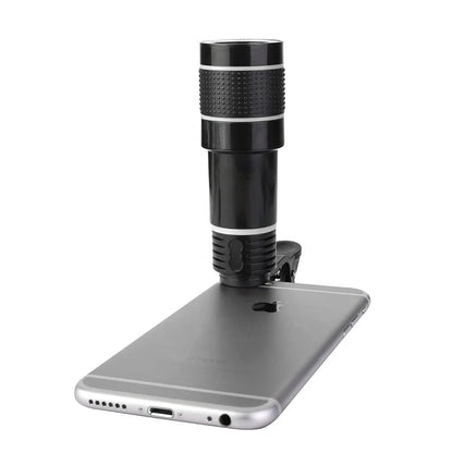 HD 20X Optical Zoom Lens Kit for Smartphones Universal Clip with Hood and Aluminum Tripod Mobile Phone Lenses