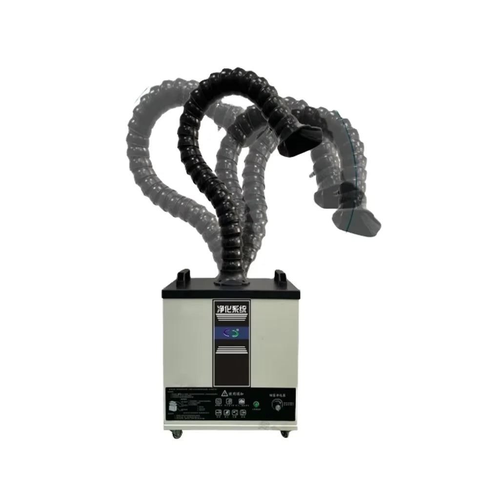 New Industrial Fume Extractor with HEPA Filter Mobile Design 250 CFM Airflow for Welding & Beauty Salon Smoke Purification