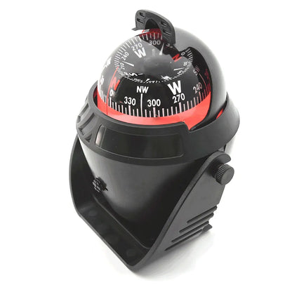 1pc Electronic Navigation Compass Sea Marine Pivoting Compass Camping Gear With Magnetic Declination Adjustment For Car Ship