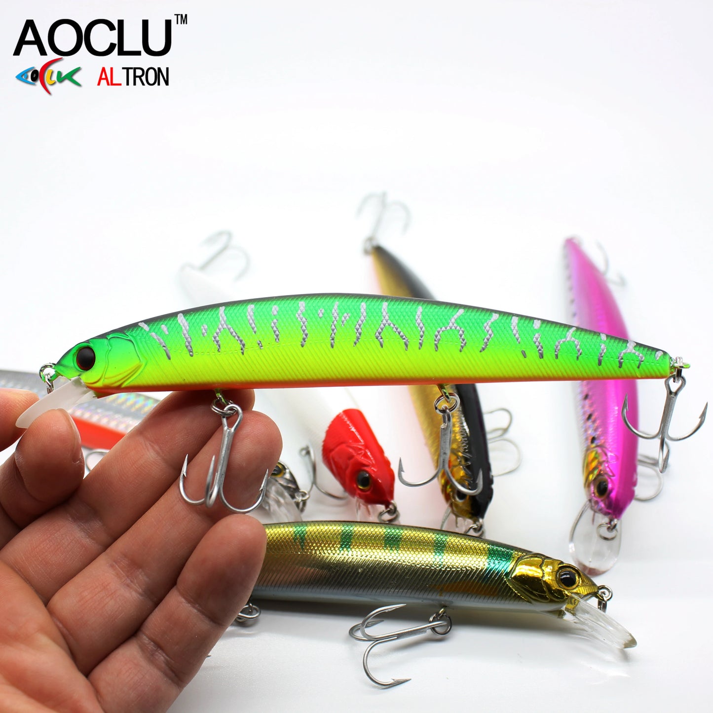 Stocked Traditional Floating Minnow 130mm 20g Diving Depth 1.8m for Pike Bass Perch Fishing VMC Hook