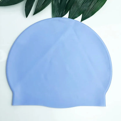 Custom Lightweight Swim Cap Silicone High Elastic Swimming Caps Professional Fitness Swim Cap for Adults and Kids
