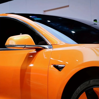 High-quality Pet Vinyl Film PET Iridescent Sunshine Orange Full Car Paint Wrapping Film 1.52 M* 18 m Stretchable Packaging