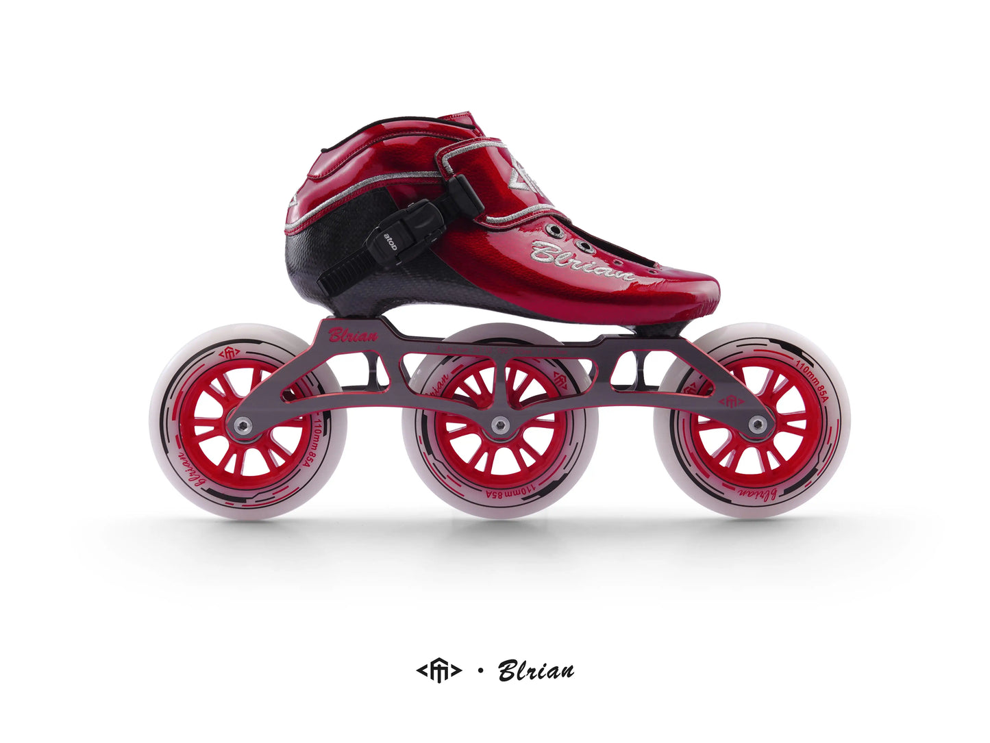 Professional Level Carbon Fiber Inline Speed Skates 5 Colors 110mm*3 PU Alloy Wheel Material Outdoor Speed Roller Shoes Skates