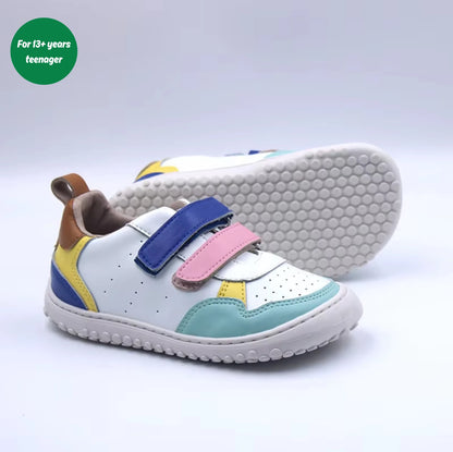 HWXH Custom logo Fashion Minimalist Shoe Leather Ergonomic Shoe Women Barefoot Leather Shoe zero Drop Barefoot Shoe Running Shoe