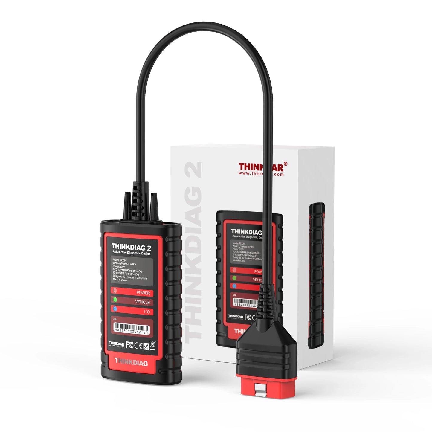THINKDIAG 2 Full System OBD2 Code Reader With 16 Reset Functions for Android/IOS Phone&Tablet Thinkdiag2