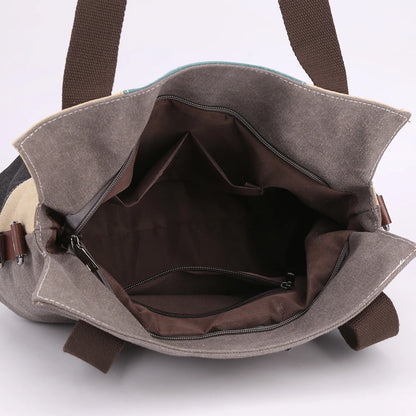 2023 New March L Arge Capacity Soild Style Canvas Single Shoulder Tote Bag Fashion and High Quality