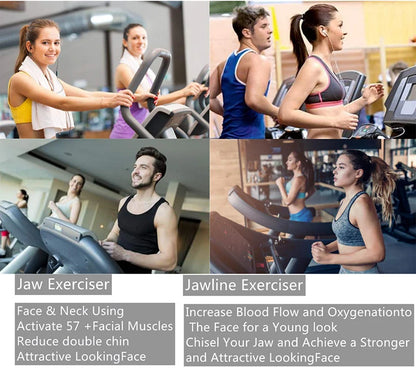 Jawline Exerciser Jaw Muscle Toner Training Fitness Ball Anti-aging Food-grade Silica Face Chin Cheek Lifting Slimming
