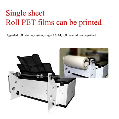 RUICAI Hot Sell 30cm A3 Dtf Printer Desktop L1800 1390 Printhead Dtf Printer for PET Film T-Shirt Printing