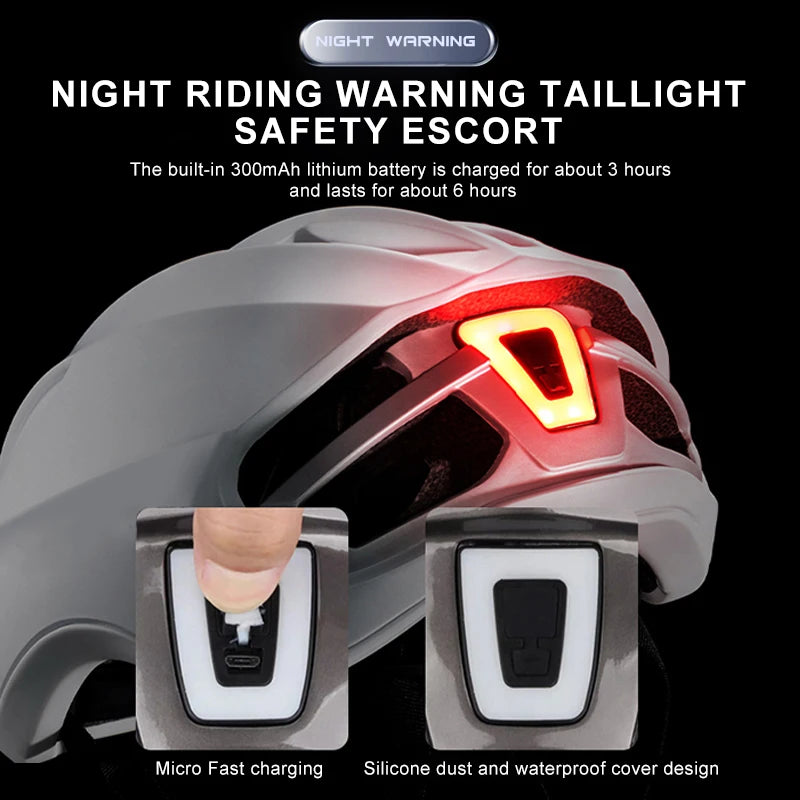 OEM Unisex Dual Sport Electric Bike Speed Pedelec Helmet Certified for Netherlands Market Hot Riding Rear Light Ebike Suitable