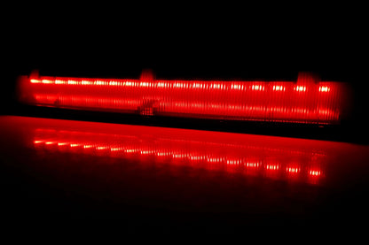 For Ford Transit MK8 Tourneo Custom 2012-up Single tailgate Third LED High Mount Level Brake Stop Light Lamp Black Lens
