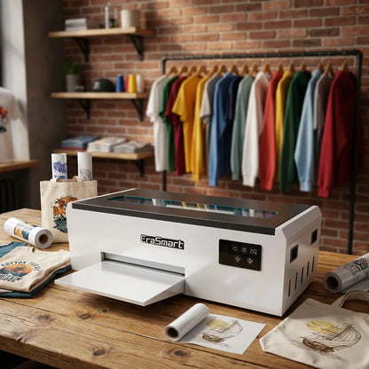 EraSmart A4 DTF Flatbed Printer Silk Screen T Shirt Printing Machine With DTF Dryer Oven