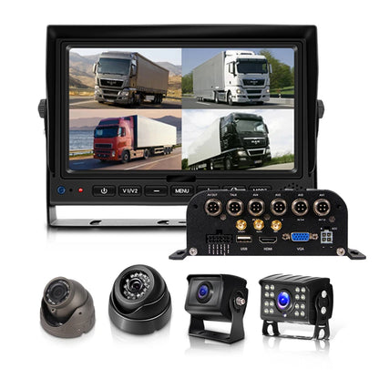 4CH 8CH 720P 1080P Mobile DVR  Support / Optional 3G 4G WiFi GPS MDVR with Car/Bus/Truck/Vehicles Camera Recorder Waterproof