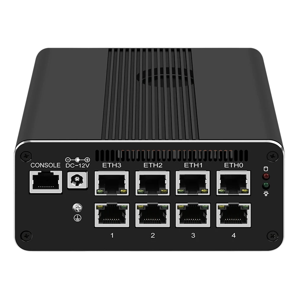 Mini PC Firewall Router i5-1250P/i3-1215U/8505 8x2.5G LAN 2x10G SFP+ Dual SATA Proxmox/PFSense/OPNsense Home Server