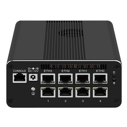 Mini PC Firewall Router i5-1250P/i3-1215U/8505 8x2.5G LAN 2x10G SFP+ Dual SATA Proxmox/PFSense/OPNsense Home Server