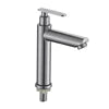 Stainless Steel 304 Basin Faucet Single Cold Water Faucet Tap Single Handle Bathroom Wash Basin Faucet