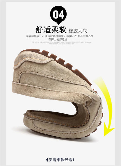 Suede Leather Man Loafers Luxury 2021 Casual Shoes For Men Boat Shoes Handmade Men Slipon Driving Shoes Male Moccasins Zapatos99