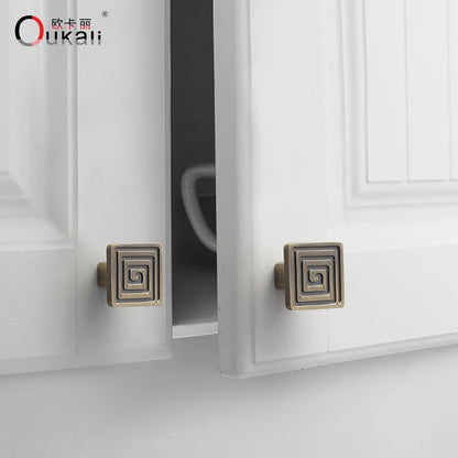 Best Price 96mm Modern Zinc Alloy Solid Hardware Copper Bronze Rectangular Antique Wardrobe Kitchen Cabinet Door Pull Handle