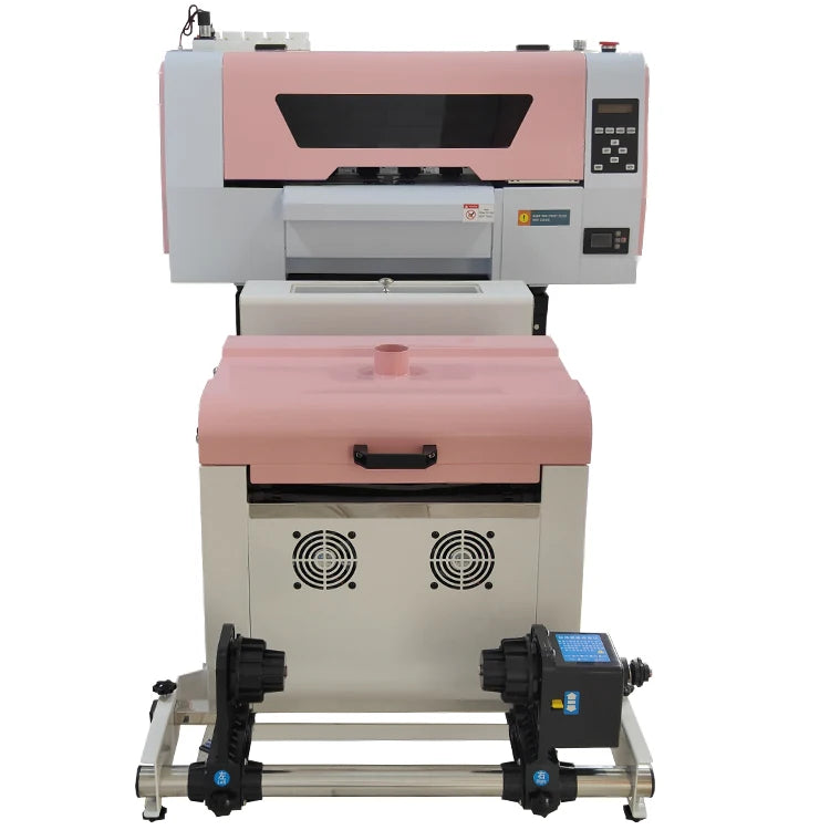 Multicolor XP600/I1600 DTF Impresora Printer with Shaker Pigment Ink Automatic A3 Roll DTF Printer 300mm Print Dimension
