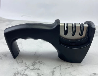 Quality 3-Slot Manual Fixed-Angle Kitchen Knife Sharpener Multi-Purpose Scissors Tool Sharpening Accessories New Design