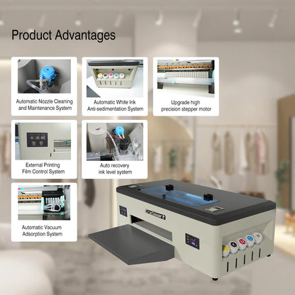 Erasmart Professional DTF Printer A3 A4 DTF Printer L1800 1390 Printing Machine Printer Kits