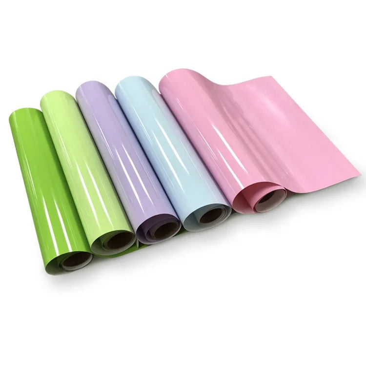 Wholesale clear Heat Press Vinyl for T-shirt Pu Flex Vinil Textil High Quality Pu Htv Heat Transfer