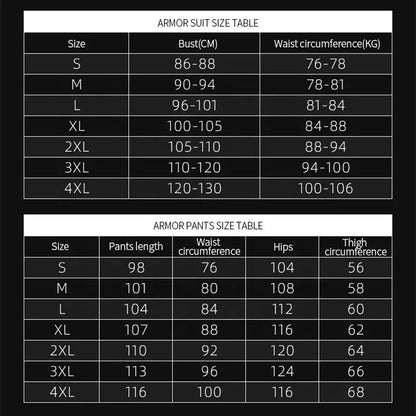 Motocross Protector Armor Motorcycle Jacket and Pants Moto Turtle Protection Riding Clothes Jackets Pant